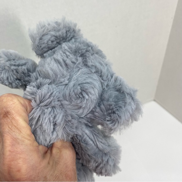 Cloud Island Gray Elephant Lovey Security Blanket Satin Trim and Back Baby Plush - Picture 7 of 15